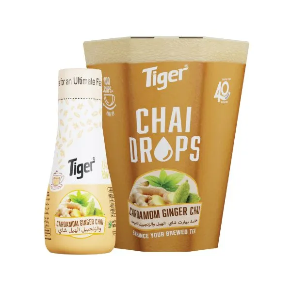 Tiger Chai Drops, Cardamom Ginger  - 5ml