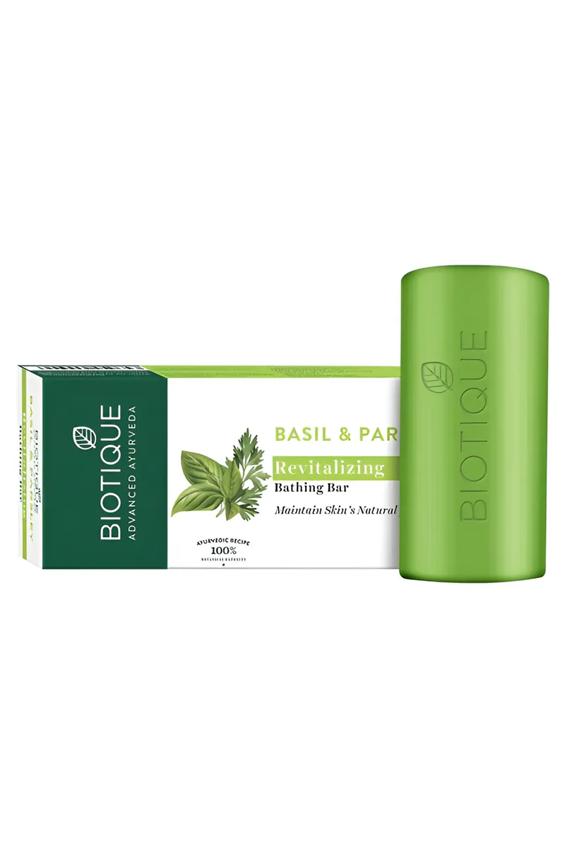 Biotique Basil & Parsley Revitalizing Soap - 150g