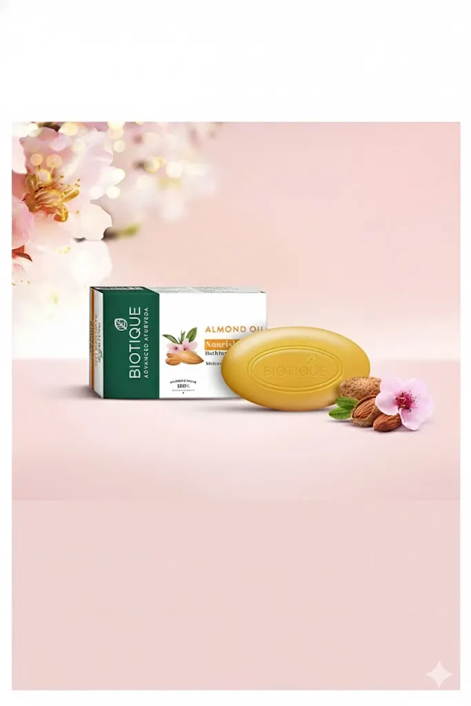 Biotique Almond Oil Nourishing Soap - 75g