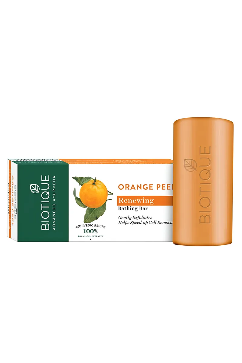 Biotique Orange Peel Renewing Soap - 150g