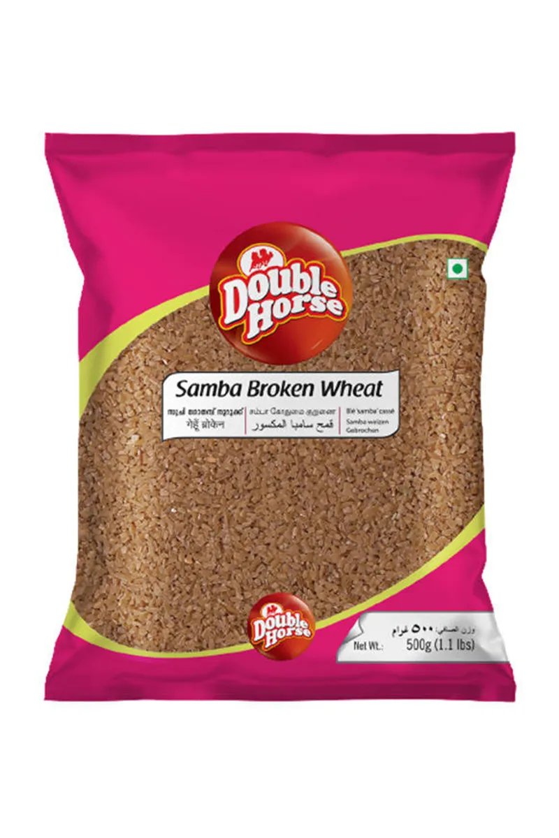 Double Horse Samba Broken Wheat - 500g
