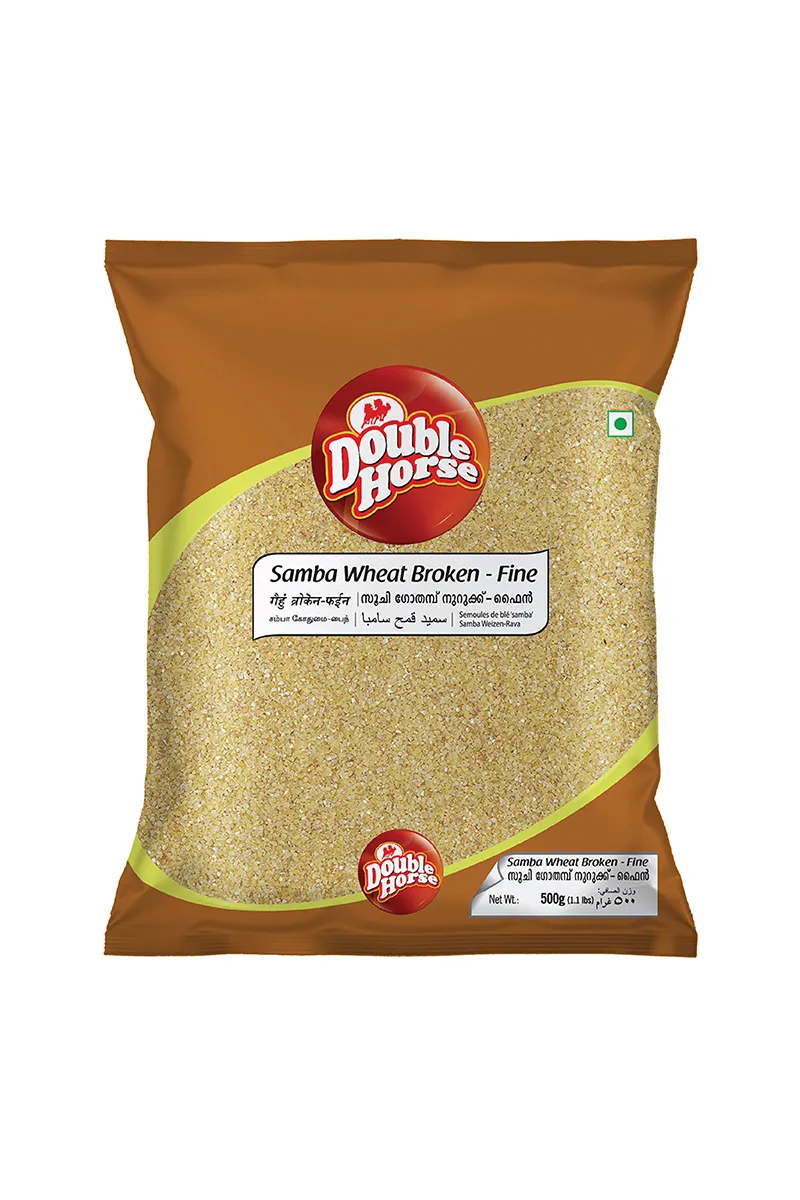 Double Horse Samba Broken Wheat (Fine) - 500g