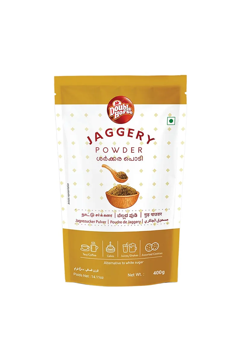 Double Horse Jaggery Powder - 400g  