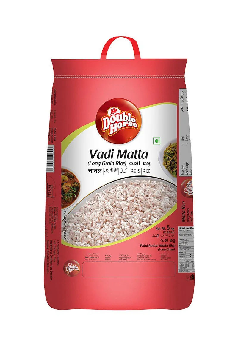 Double Horse Vadi Matta Rice - 5 Kg 