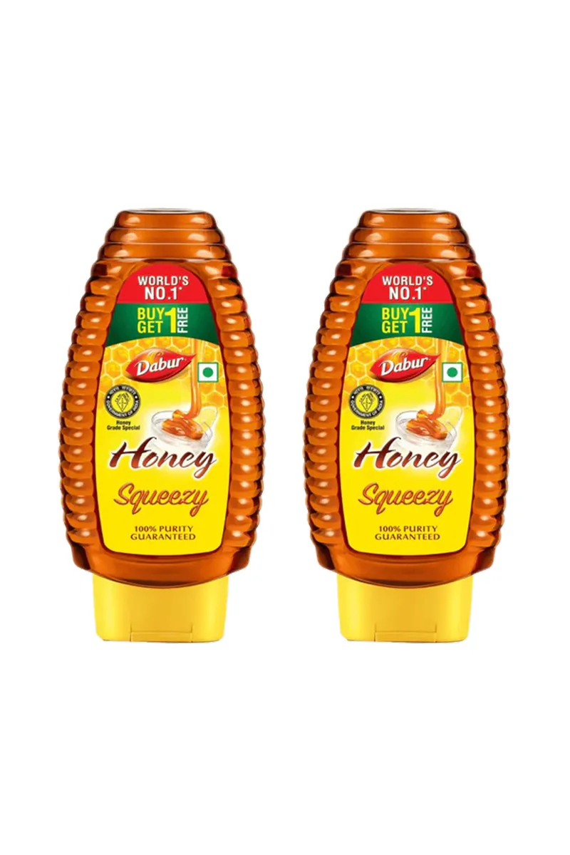 Dabur Squeezy Honey 225g (Buy 1 Get 1 Free) 