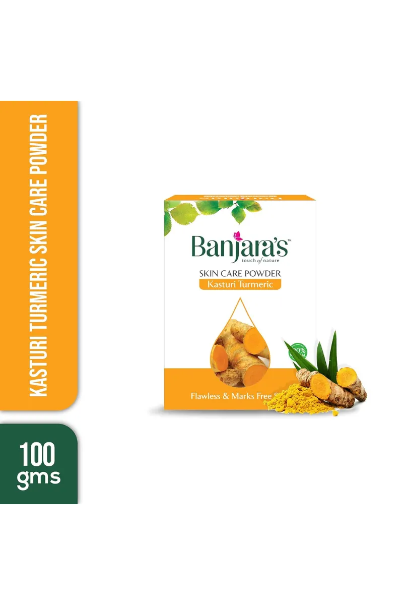 Banjara'S Kasturi Turmeric Skin Care Powder 100g (20gX5)