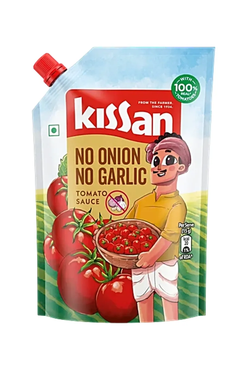 Kissan No Onion & No Garlic Tomato Sauce - 415g 