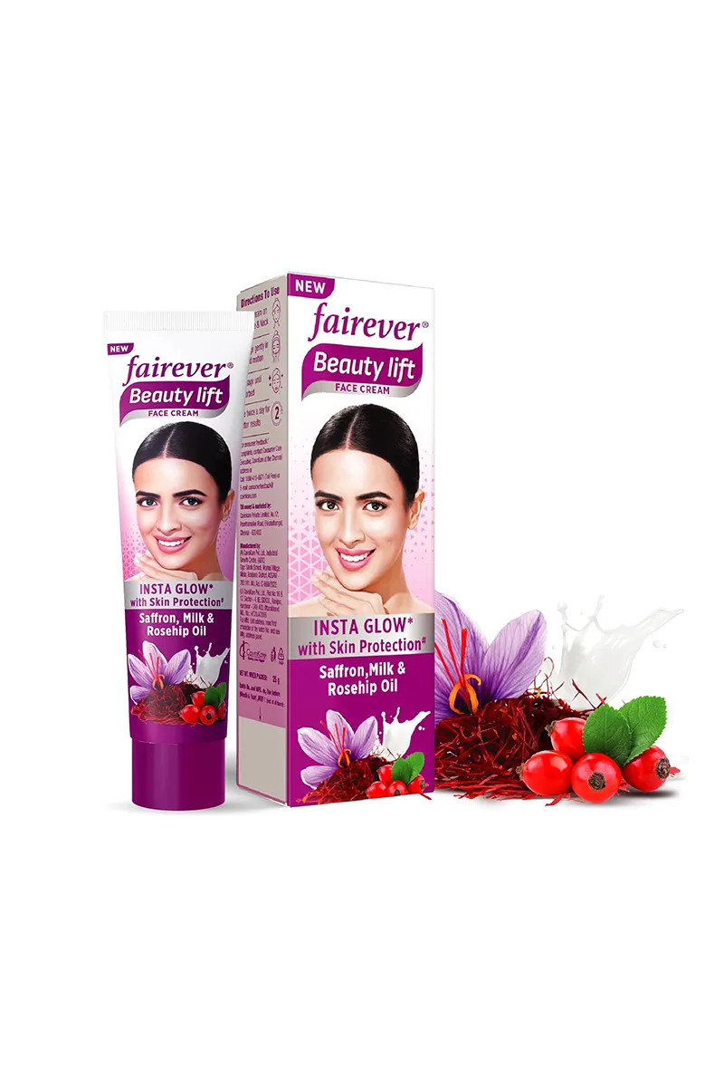 Fairever Beauty Lift Face Cream with Saffron, Milk & Rosehip Oil - 25g