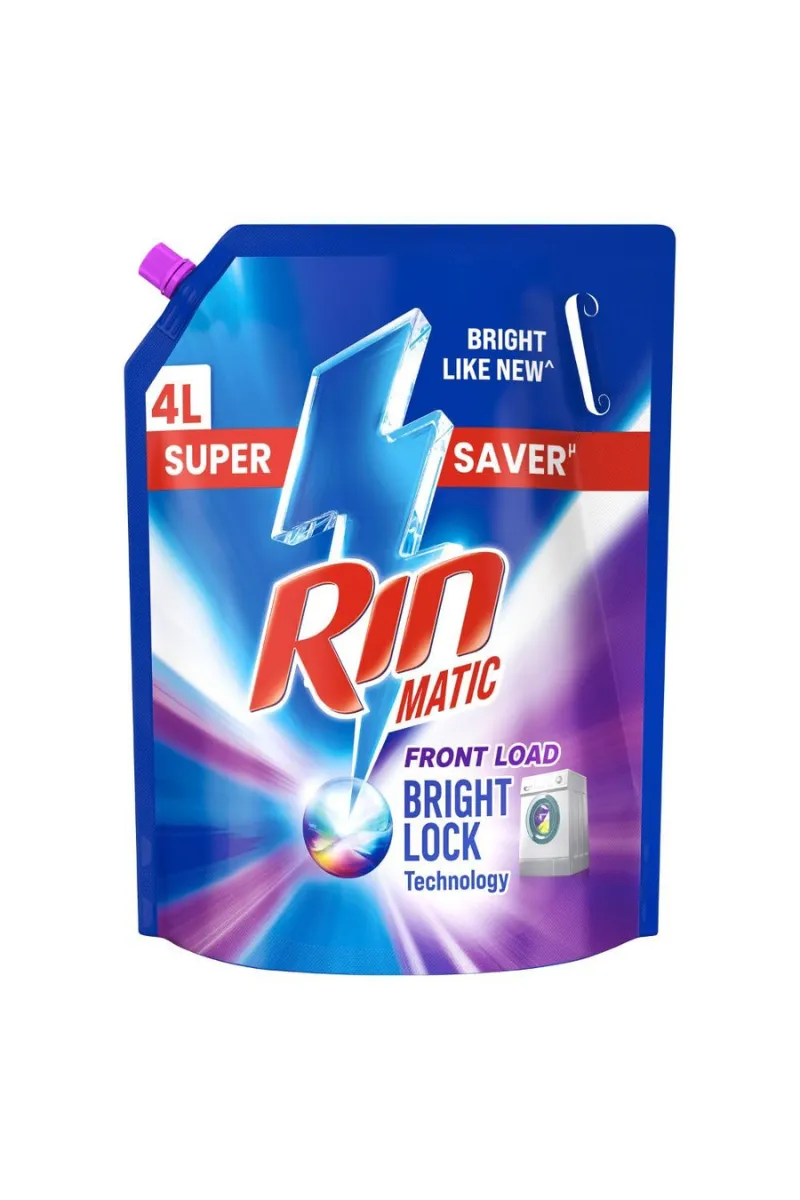 Rin Matic Top Load Liquid Detergent - 4Ltr
