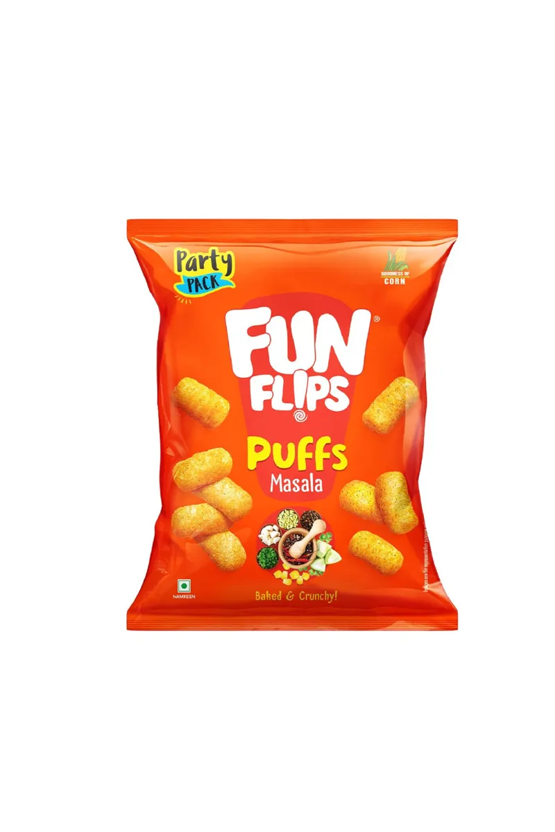 Fun Flips Puffs (Masala Puffcorn) - 57g 