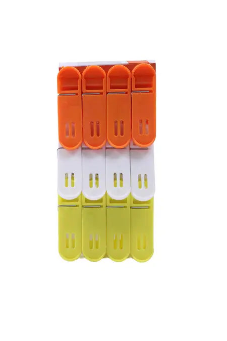Plastic Cloth Clips (Magnet) -  12 Clips
