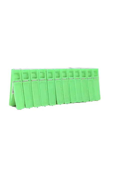 Plastic Cloth Clips (Sanyo) -  12 Clips