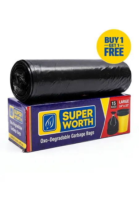 Garbage Bags (Buy 1 Get 1 Free)- Large (30 Bags)