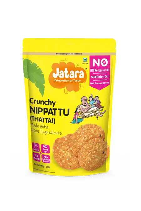 Jatara Premium Crunchy Thattai (Nippattu) - 180g  