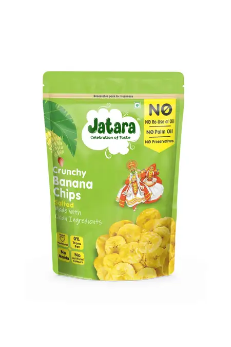 Jatara Premium Crunchy Banana Chips (Salted) - 170g 