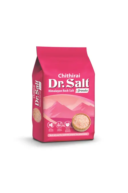 Chithirai Dr.Salt Himalayan Rock Salt Granules - 500g
