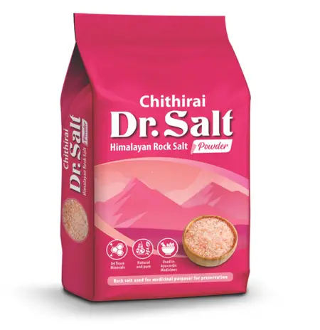 Chithirai Dr.Salt Himalayan Rock Salt Powder - 500g