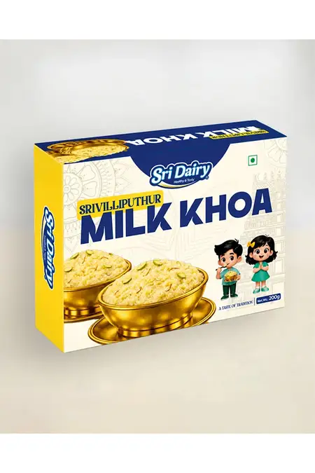 Sri Dairy Milk Khoa (Srivilliputhur Palgova) - 200g 