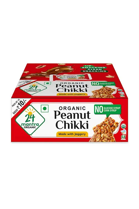 24 Mantra Organic Peanut Chikki - 160g
