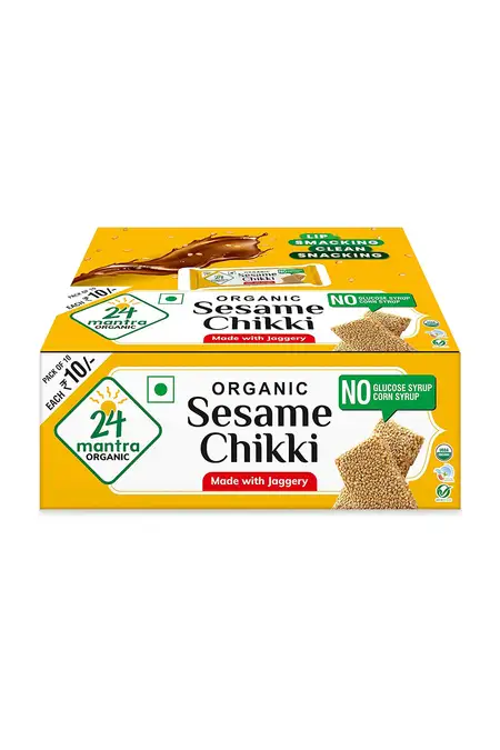24 Mantra Organic Sesame Chikki - 180g