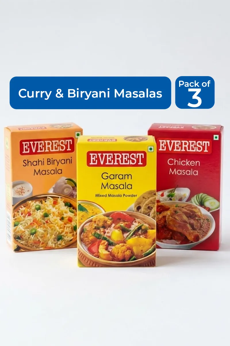 Everest Masalas Combo for Non-Veg Dishes - Pack of 3