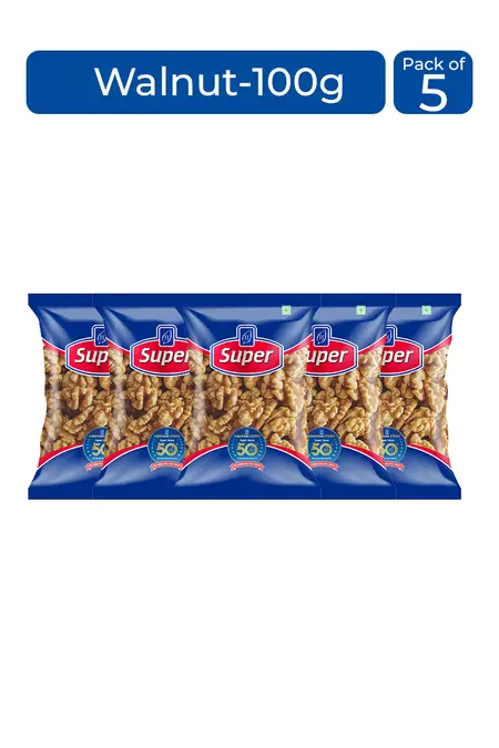 Super Akrut/Walnut - 100g X 5 (Pack of 5)