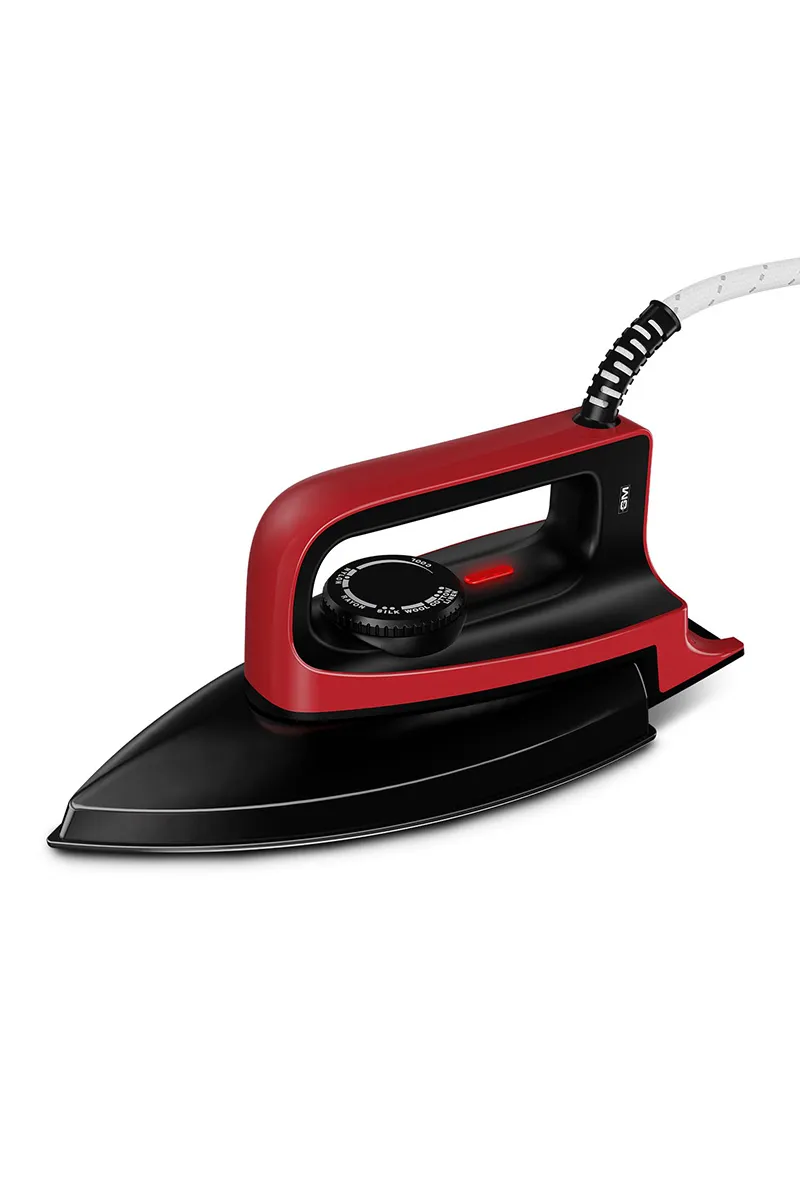 GM Alpha 1000 W Dry Iron Box (Red)