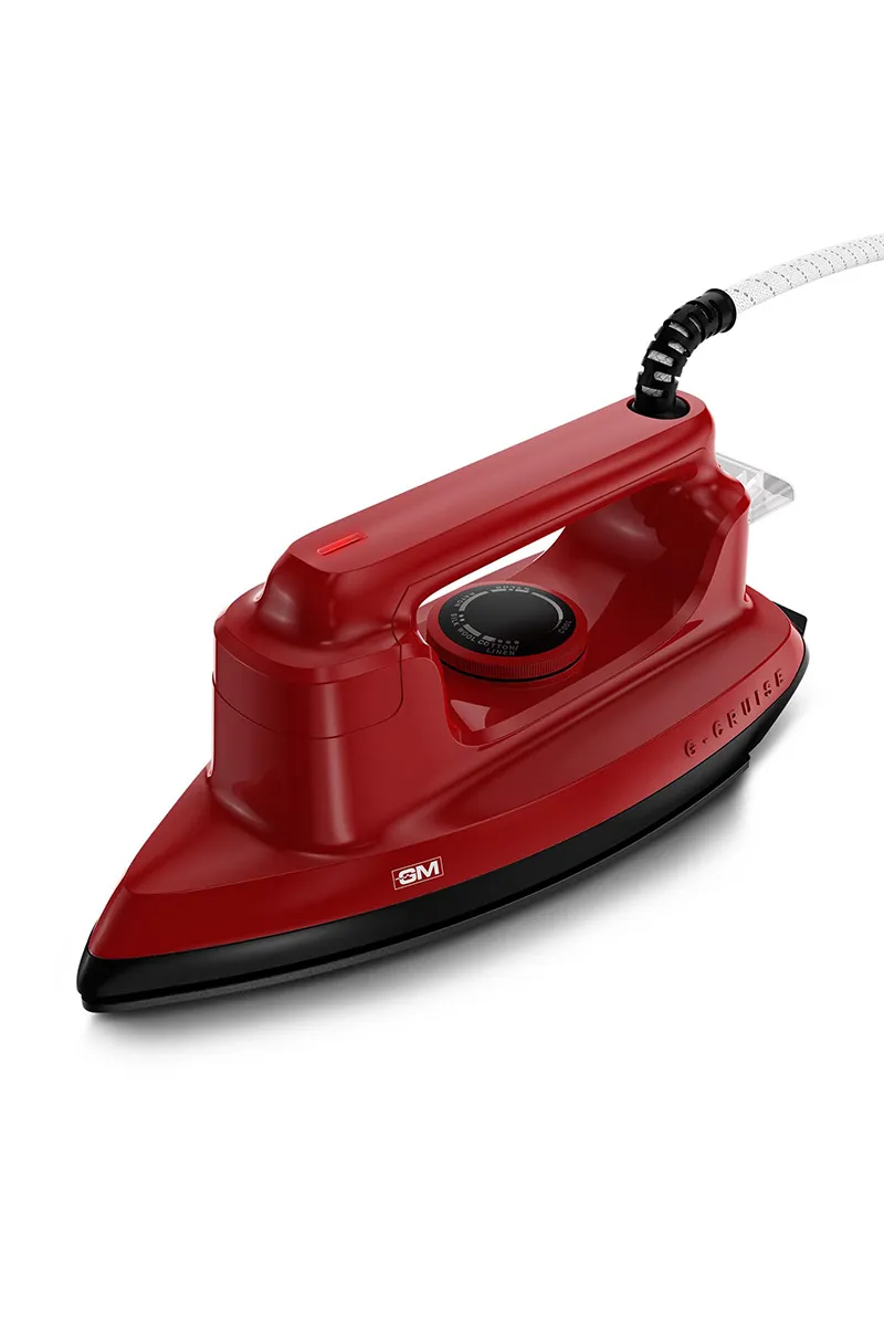 GM Cruise 1000 W Dry Iron Box (Red)