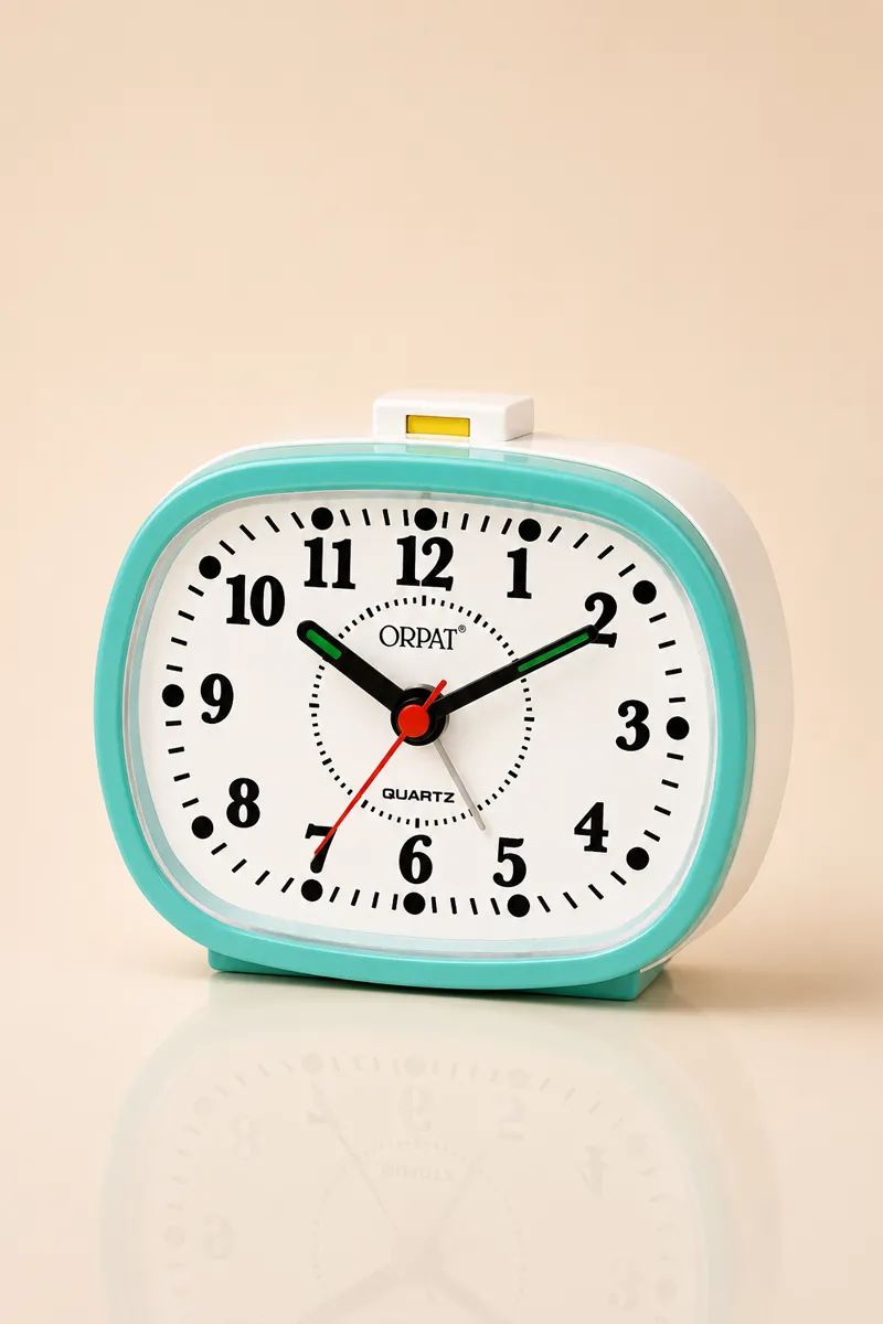 Buy Orpat Plastic Time Piece Snooze Buzzer Alarm Clock
