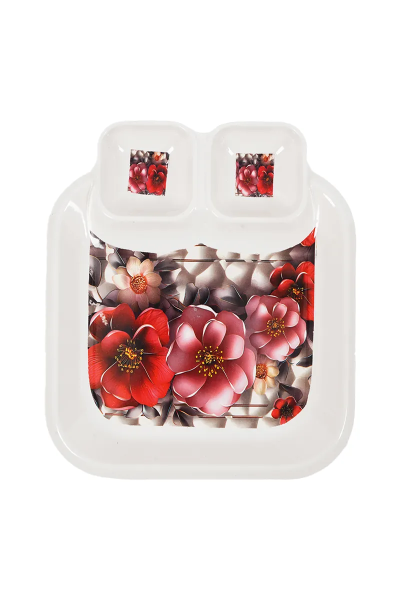 Melamine Chip & Dip Plate - 28 Cm