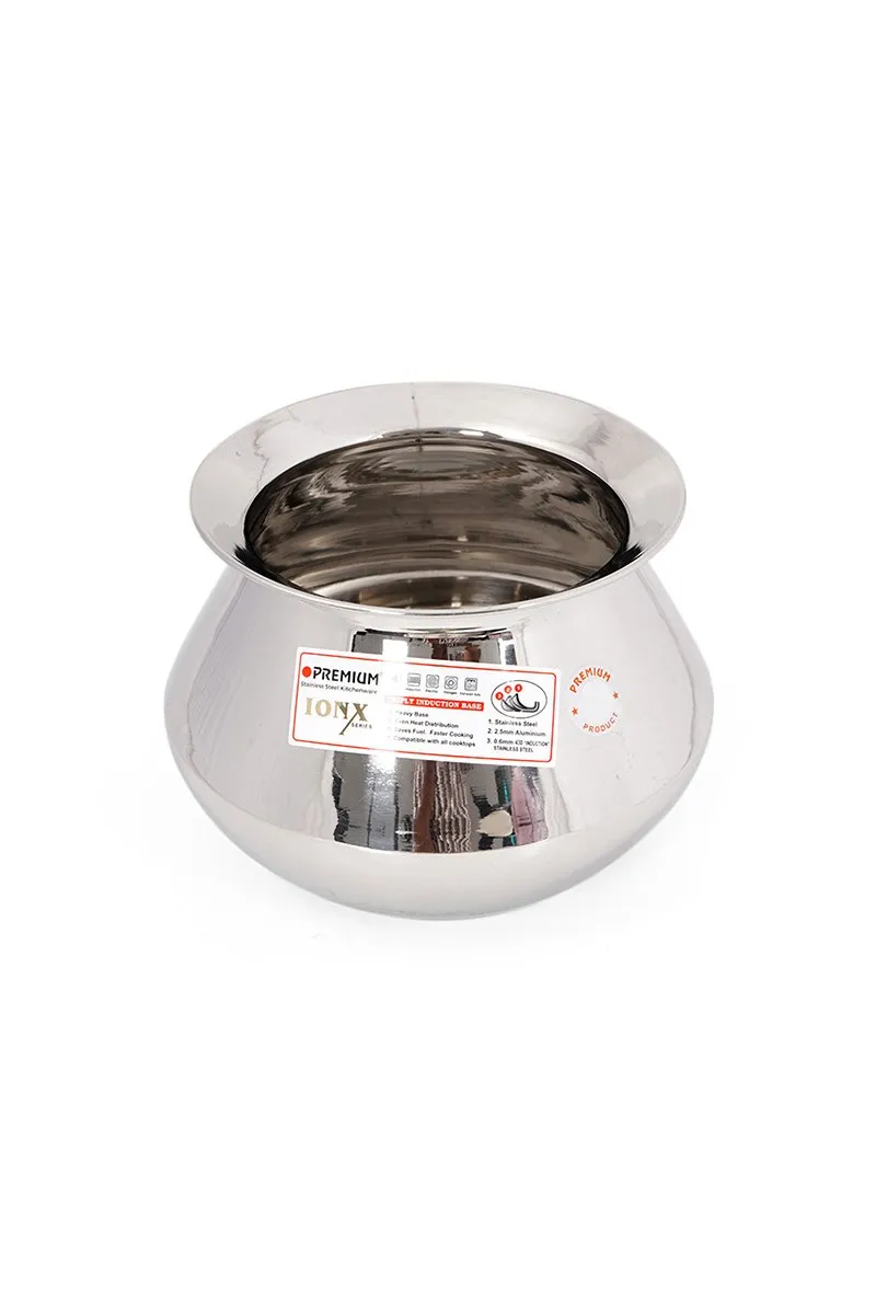 Premium Stainless Steel Inox Tirupur Pongal Pot - 3500 ML