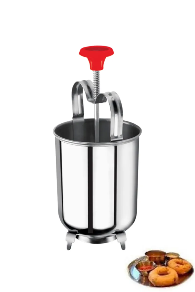 Ritu Stainless Steel Medu Vada Maker, Silver - 8x20 Cm