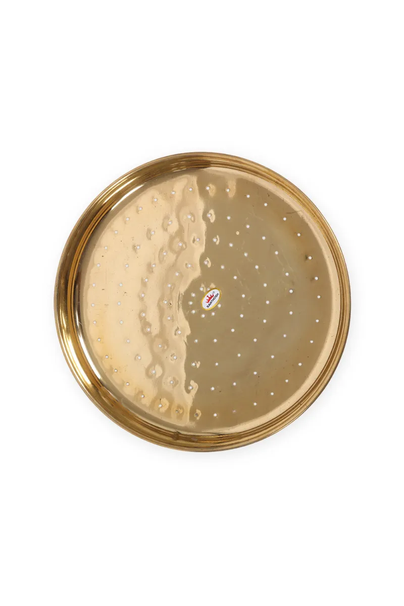 Brass Pooja Jhalada, Gold - 27 Cm