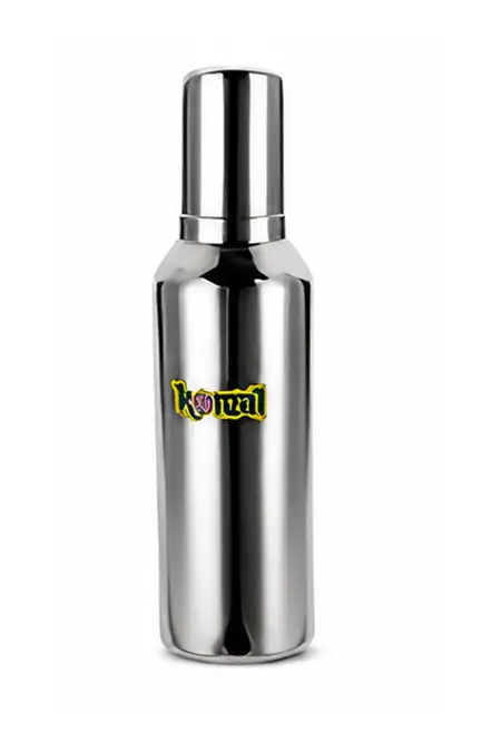 Komal Stainless Steel Oil Dispenser, Silver - 500 ML