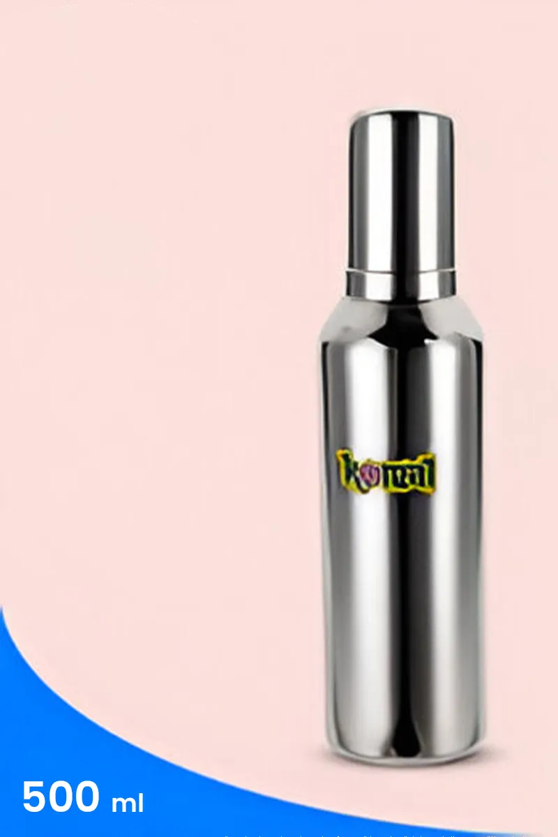 Stainless Steel Oil Dispenser, Silver -500 ML