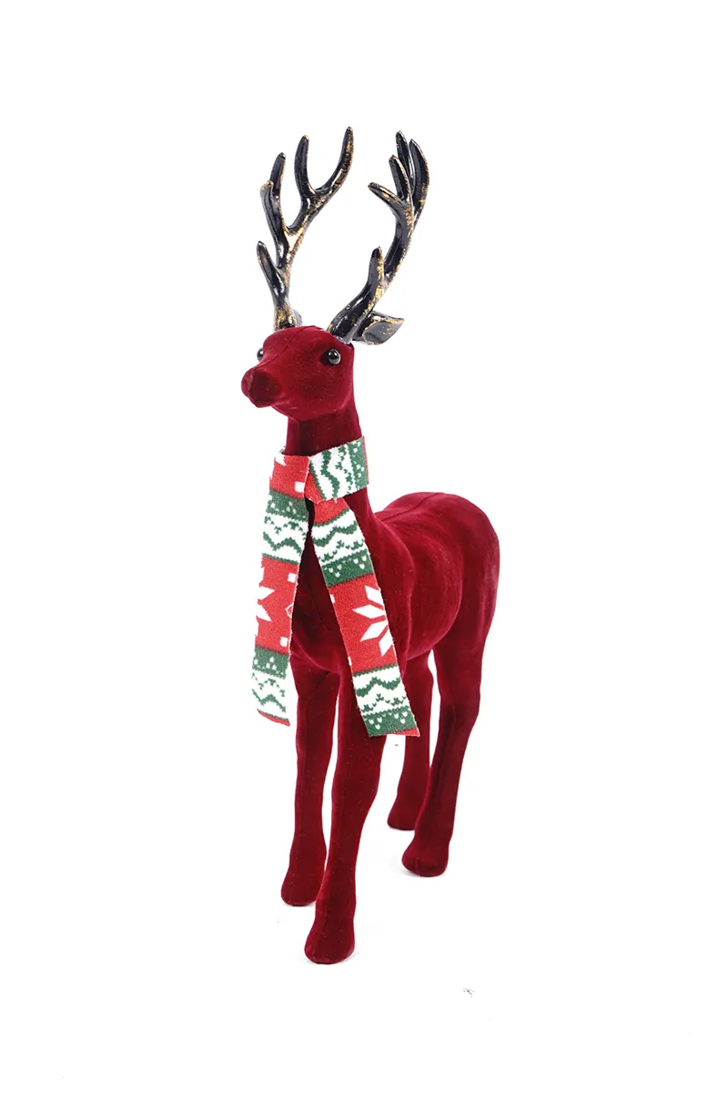 Christmas Reindeer Tabletop Decor, Red - 20x34 Cm HK000485CHRDRRED2