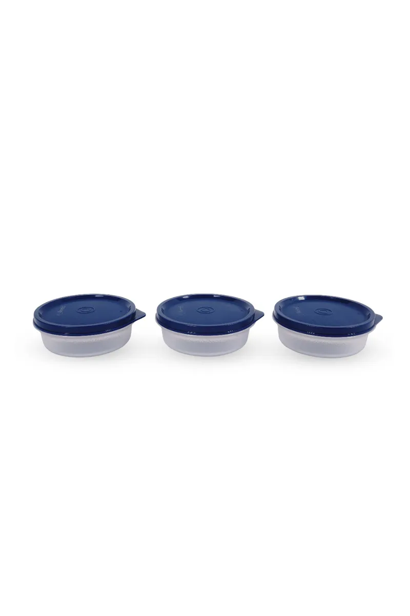 MyBento Plastic BPA Free Container Set, Blue - 265 ML