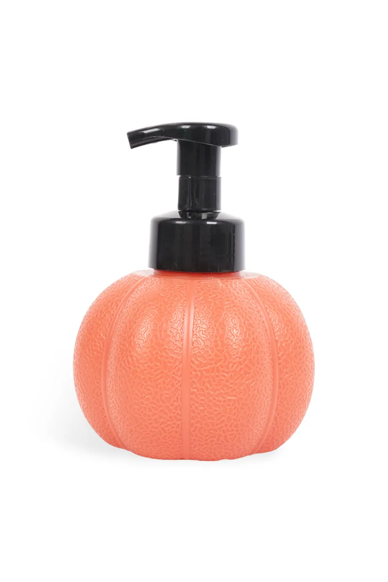 Plastic Soap Dispenser, Orange - 600 Ml