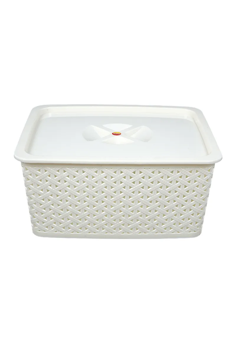 Aristo Plastic Basket 31 Cm - Off White HK000697BASOFWH
