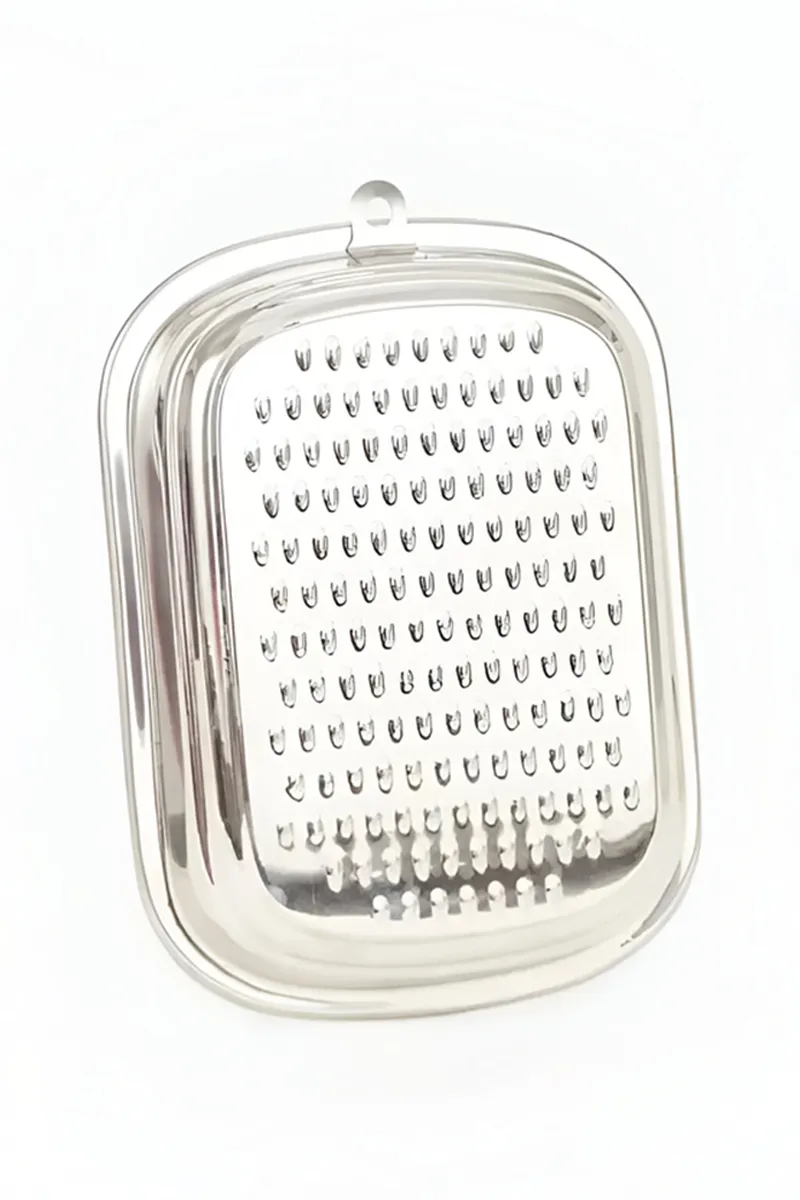 Stainless Steel Grater, Silver - 24x18 Cm