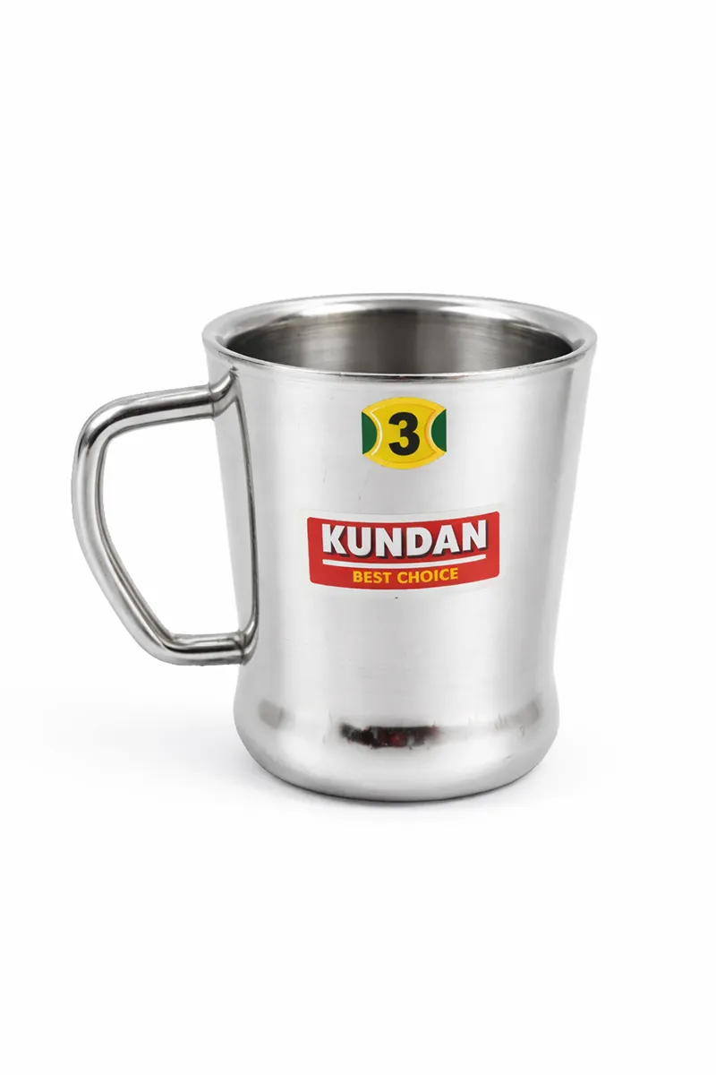 Stainless Steel Cup, Silver - 150 ml HK000725CUP150ML
