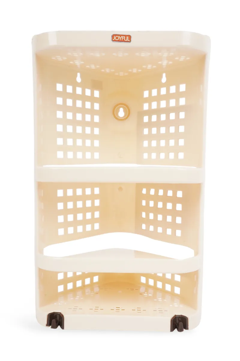 Joyful Plastic Corner Storage Rack - 25 x 40 Cm