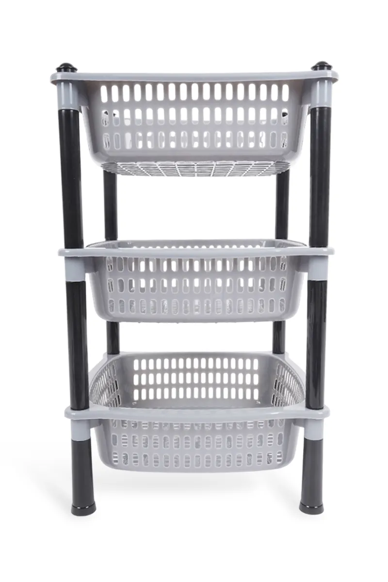Container Joyful Square - 3 Rack  - Grey HK000735RACKGRY