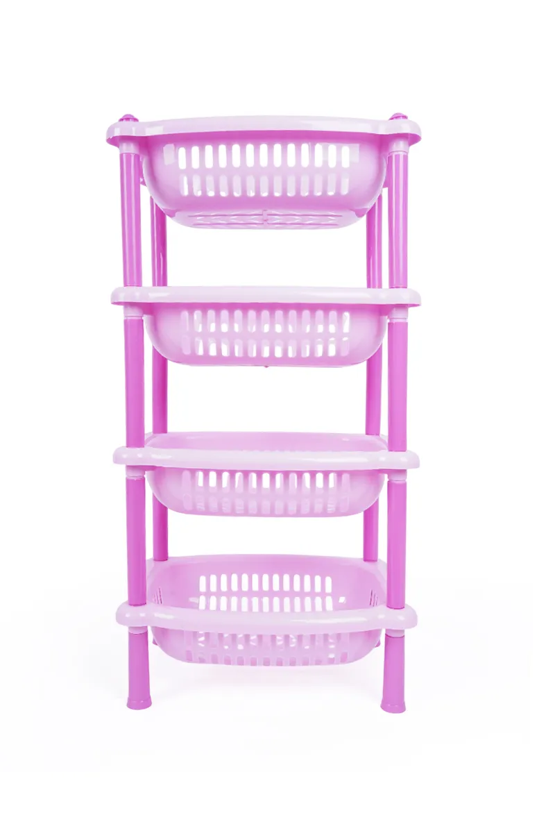 Container Joyful Oval - 4 Rack  - Pink HK000738RACKPIN