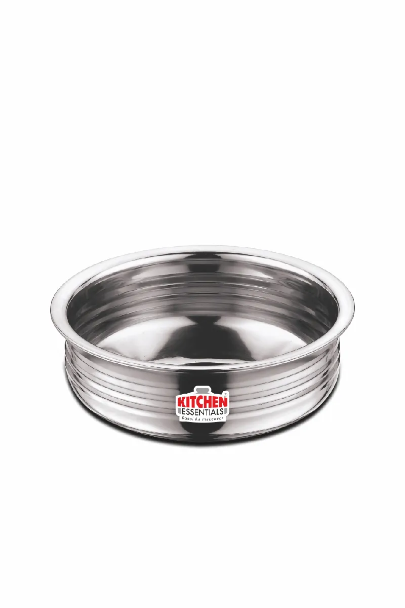 Kitchen Essential Stainless Steel Urli, Silver - 650 ML