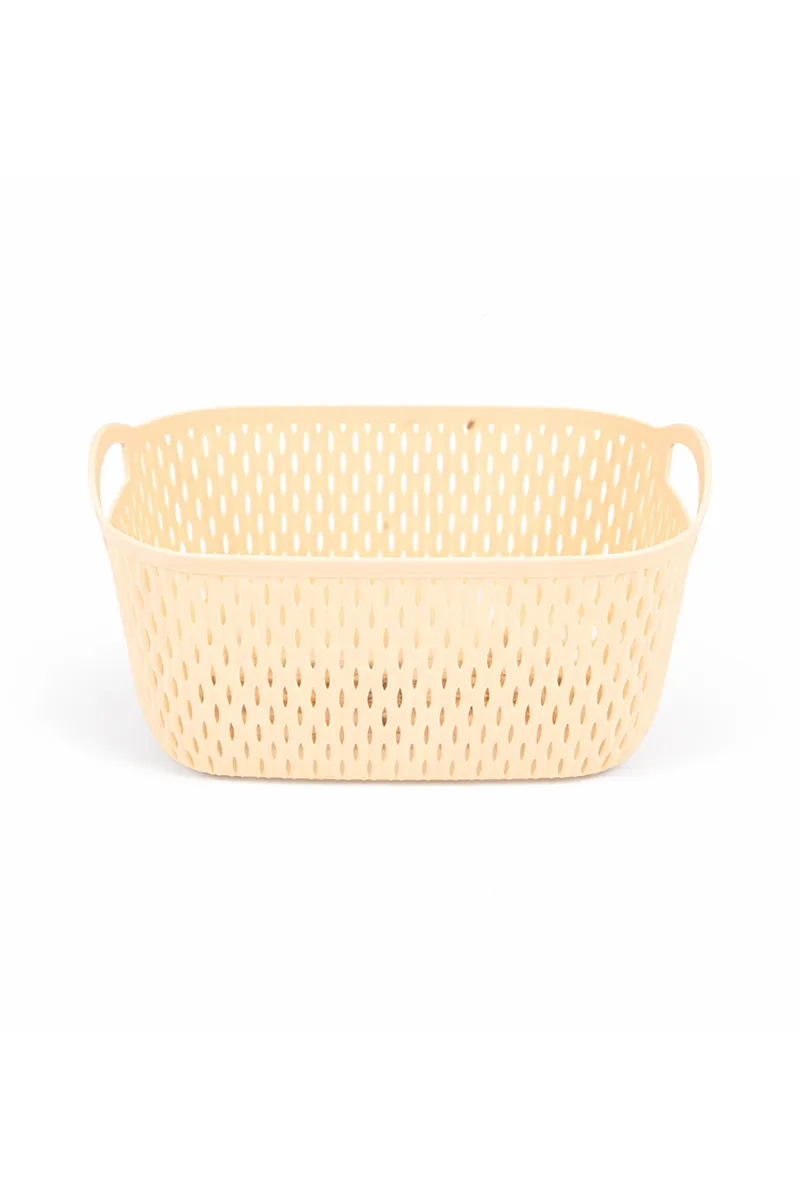 Nakoda Plastic Basket, 18 x 12 Cm - Sandal HK1407BASSAN