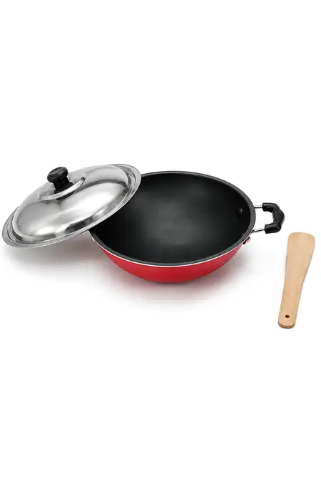 Arnad Non-Stick Appachatty with SS Lid - 22x28 CM