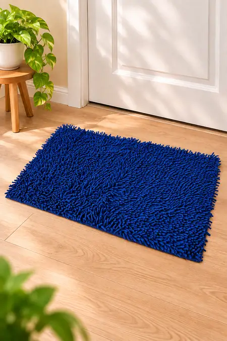 Mat Cotton - 68 x 46 Cm - Navy Blue - HK1933MATNAVBLU
