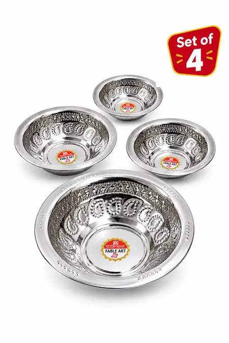 Stainless Steel Bowl - Set of 4
