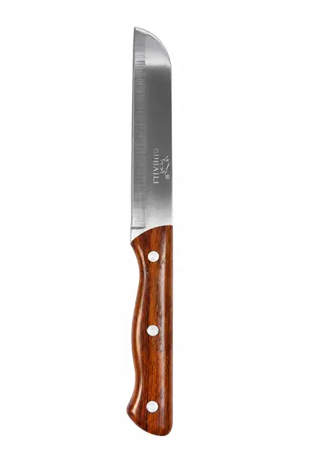 Wood & Stainless Steel Knife - 22 Cm